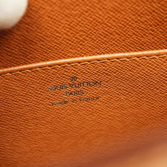 [3yb1262] Auth Louis Vuitton Clutch Bag Epi Pochette Homme M52528 Zipang Gold - Picture 5 of 13